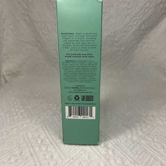 Sun + Moon “Nice To Mask You” 10 min Clay Mask, BNIB - Picture 3 of 5